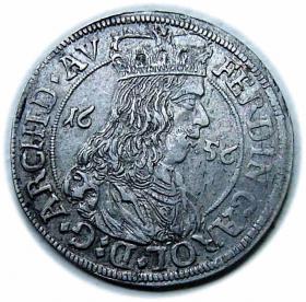 Picture for: 3 krajcary 1656 Ferdynand Karol Austria Tyrol Hall