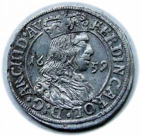 Picture for: 3 kreuzer 1659 Ferdinand Charles Austria Tyrol Hall