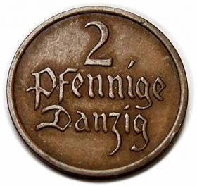 Picture for: 2 fenigi 1937 Wolne Miasto Gdańsk