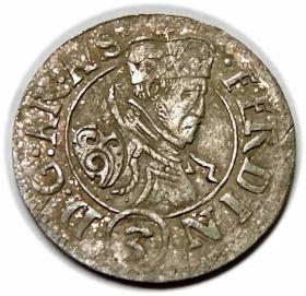 Picture for: 3 kreuzer Ferdinand II Austria Tyrol Hall