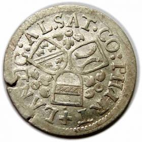 Picture 2 for: 3 kreuzer Ferdinand II Austria Tyrol Hall