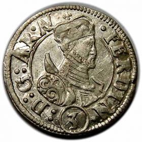 Picture for: 3 kreuzer Ferdinand II Austria Tyrol Hall