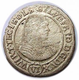 Picture for: 6 kreuzer 1674 Silvius II Frederick Duchy of Ziebice  Olesnica Olesnica