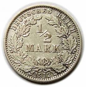 Picture for: 1/2 mark 1912 A Wilhelm Prussia Berlin