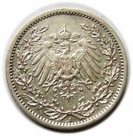 Picture 2 for: 1/2 mark 1912 A Wilhelm Prussia Berlin