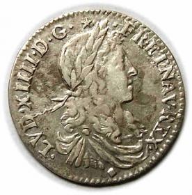 Picture for: 1/12 ecu 1660 Ludwik XIV Wielki Lyon Francja