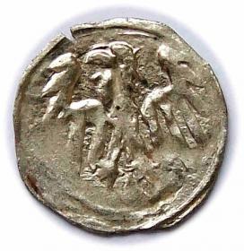 Picture 2 for: Halerz lew / orzeł Jerzy z Podiebradu Hrabstwo Kłodzkie