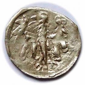 Picture 2 for: Halerz lew / orzeł Jerzy z Podiebradu Hrabstwo Kłodzkie