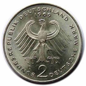 Picture 2 for: 2 marki 1969 D Monachium Niemcy
