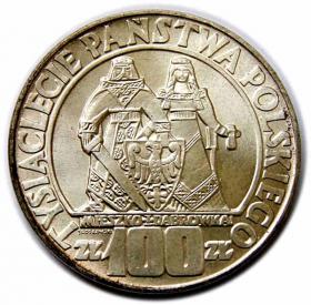 Picture for: 100 złotych 1966 Tysiąclecie Państwa Polskiego Mieszko i Dąbrówka PRL Warszawa