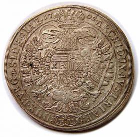 Picture 2 for: Thaler 1702 Leopold I Opole Silesia