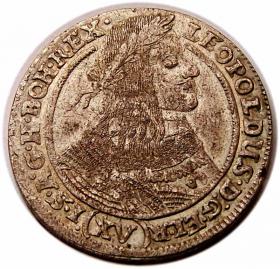 Picture for: 15 krajcarów 1662 Leopold I Habsburg Śląsk Wrocław