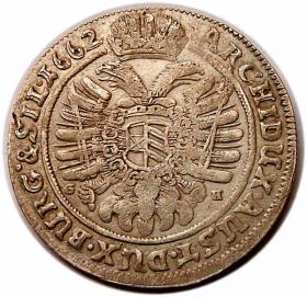 Picture 2 for: 15 krajcarów 1662 Leopold I Habsburg Śląsk Wrocław