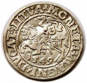Picture for: Half groschen 1549 Sigismund II Augustus Vilnius