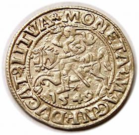 Picture for: Półgrosz 1549 Zygmunt II August Wilno