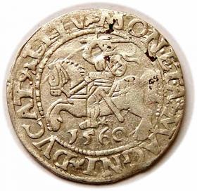 Picture for: Half groschen 1560 Sigismund II Augustus Vilnius