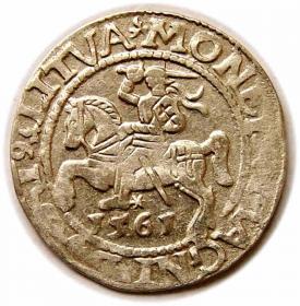 Picture for: Half groschen 1561 Sigismund II Augustus Vilnius