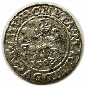 Picture for: Half groschen 1563 Sigismund II Augustus Vilnius