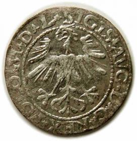 Picture 2 for: Półgrosz 1564 Zygmunt II August Wilno