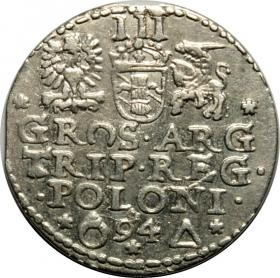 Picture 2 for: 3 groschen Sigismund III Wasa Malbork