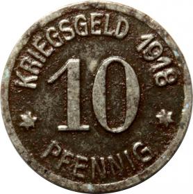 Picture for: 10 pfennig 1918 Raciborz / Ratibor
