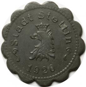 Picture 2 for: 50 pfennig 1922 Szczecin / Stettin