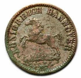 Picture 2 for: Half groschen 1862 Georg V Hannover