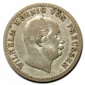 Picture for: 2 1/2 silver groschen 1864 Wilhelm I Hohenzollern Germany Berlin