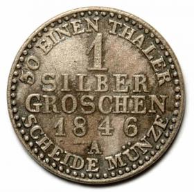 Picture 2 for: 1 silver groschen 1846 Friedrich Wilhelm IV Germany Berlin