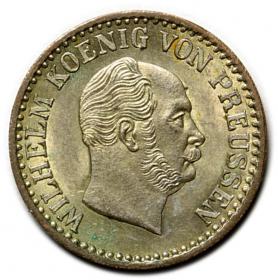 Picture for: 1 silver groschen 1869 Wilhelm II Germany Berlin
