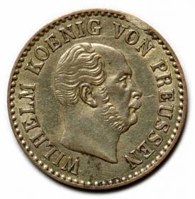 Picture for: 1/2 silver groschen 1862 Wilhelm II Germany Berlin