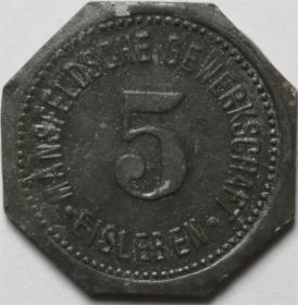 Picture for: 5 pfennig 1918 Eisleben