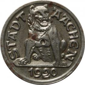 Picture 2 for: 10 pfennig 1920 Aachen