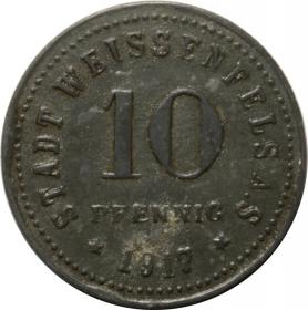 Picture for: 10 pfennig 1917 Weissenfels
