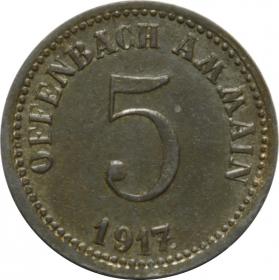 Picture for: 5 pfennig 1917 Offenbach