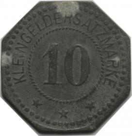 10 pfennig Bayeriche Uberlandcentrale Haidhof