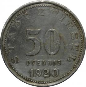 Picture for: 50 pfennig 1920 Zwiesel