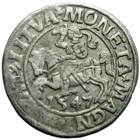 Picture for: Half groschen 1547 Sigismund II Augustus Vilnius
