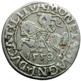 Picture for: Half groschen 1559 Sigismund II Augustus Vilnius