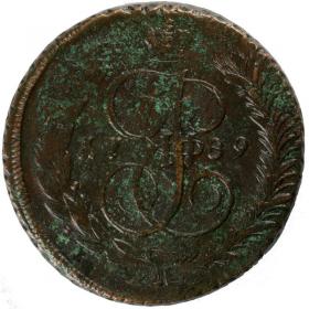 Picture for: 5 kopeks 1789 Catherine the Great Russia Anninsk