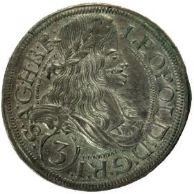Picture for: 3 kreuzer 1667 Leopold I Wroclaw