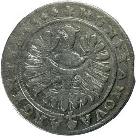 Picture 2 for: 15 kreuzer 1664 George III of Brieg Duchy of Brzeg  Legnica  Wolow Brzeg