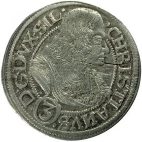Picture for: 3 kreuzer 1668 John Christian Duchy of Brzeg  Legnica  Wolow Brzeg