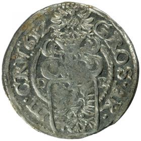 Picture 2 for: 3 kreuzer 1612 Adam Wenceslaus Duchy of Cieszyn Cieszyn