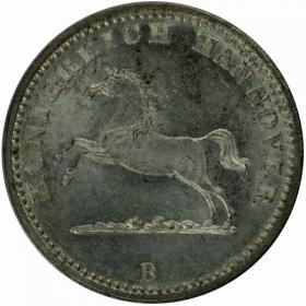 Picture 2 for: 1 groschen 1858 Georg V Hanover