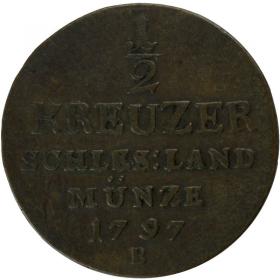 Picture for: 1/2 kreuzer 1797 Frederick William II Silesia Wroclaw