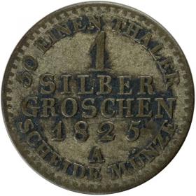Picture 2 for: 1 silver groschen 1825 Frederick William III Prussia Berlin