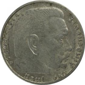 Picture for: 2 mark 1937 E Paul von Hindenburg Germany Muldenhutten