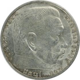 Picture for: 2 mark 1937 E Paul von Hindenburg Germany Muldenhutten