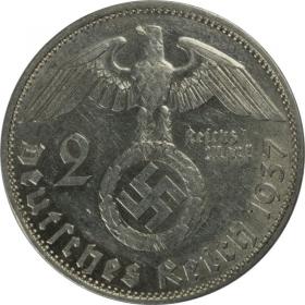 Picture 2 for: 2 mark 1837 D Paul von Hindenburg Munich Germany